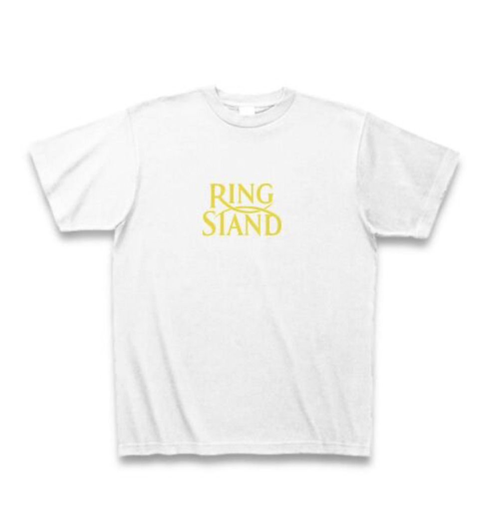 RING STAND　Tシャツ白