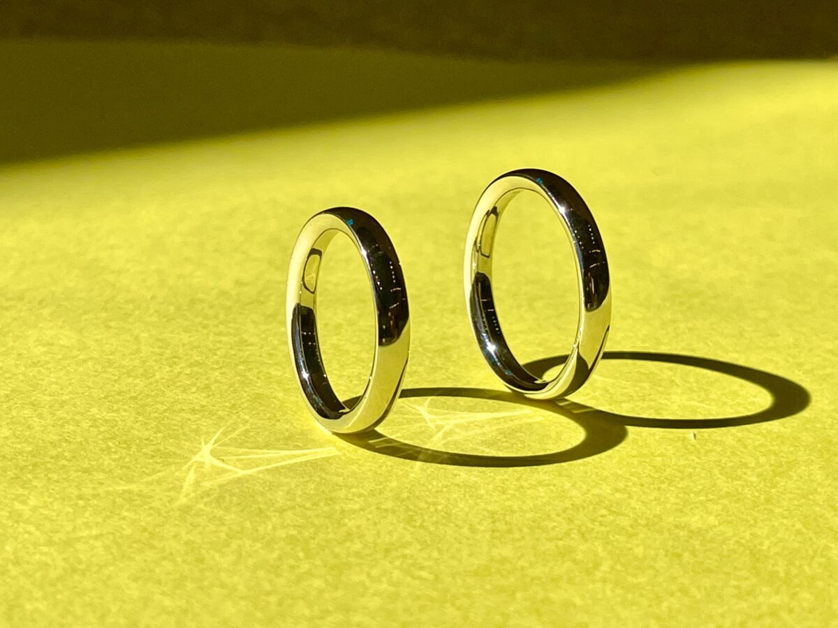 プラチナの結婚指輪　横浜